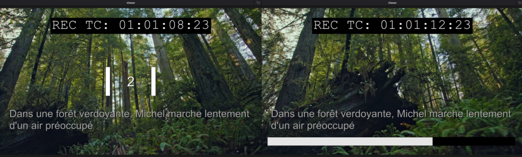 Synchronisation de la vidéodescription